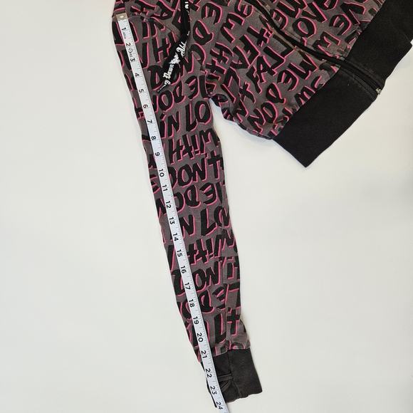 Y2K Abbey Dawn Graphic Zip-Up Hoodie – Size L - Picture 7 of 9